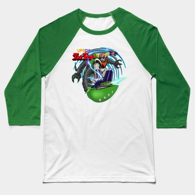 UFO Robot Grendizer Baseball T-Shirt by Sheekman